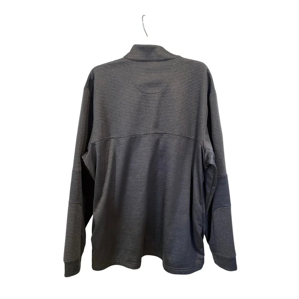 Callaway Mens Opti-Dri 1/4 Zip Pullover XL Gray Fleece‎ Lined Golf Jacket